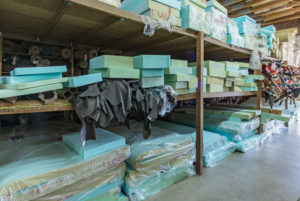 H&R Fabrics carries foam and other supplies