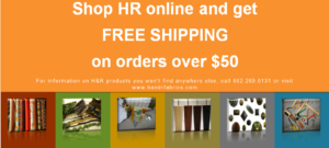 Shop the H&R Fabrics e-commerce site