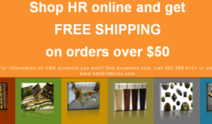 Shop the H&R Fabrics e-commerce site